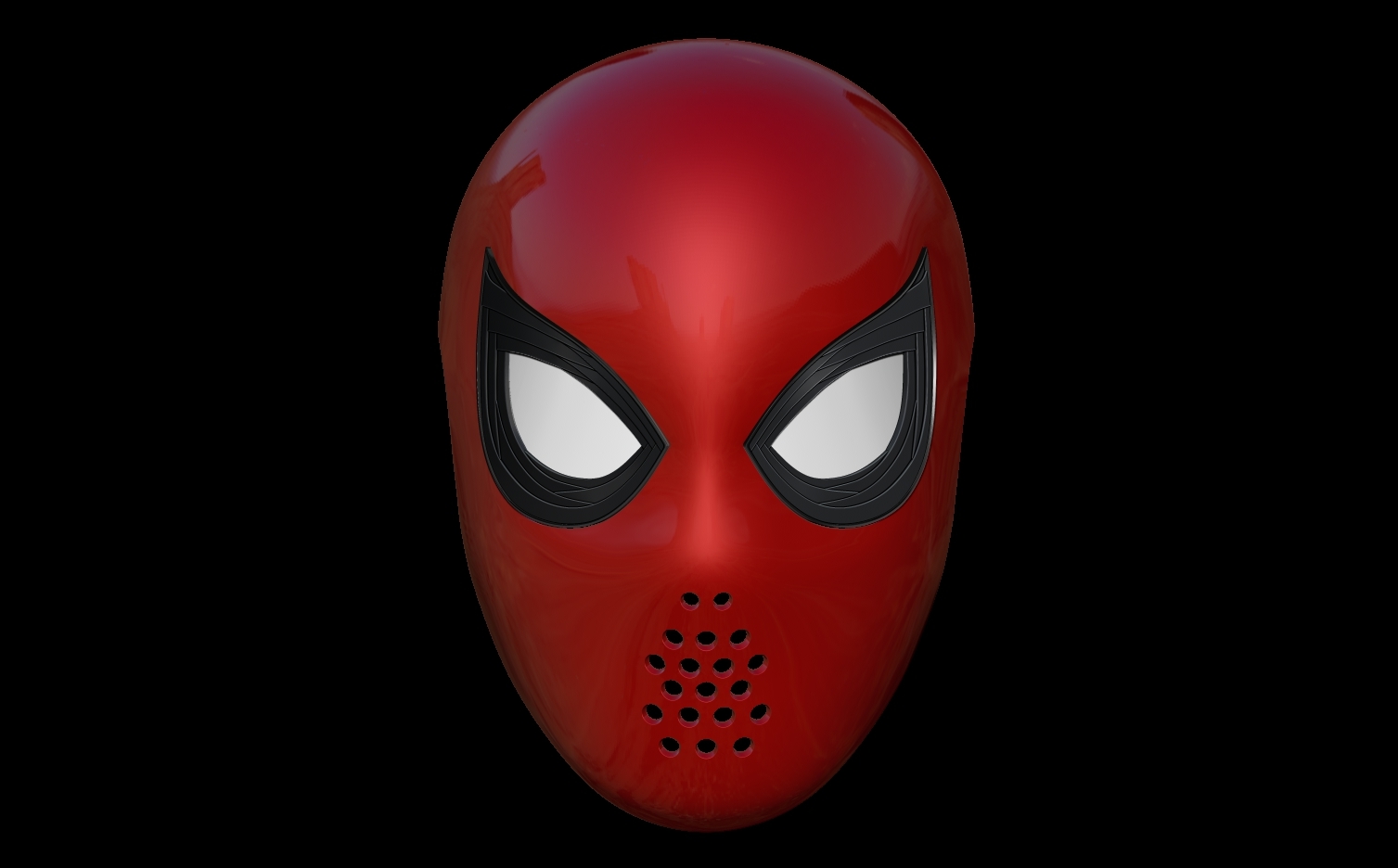 Spider man Homecoming Faceshell Lenses 3D Model TurboSquid 1218186