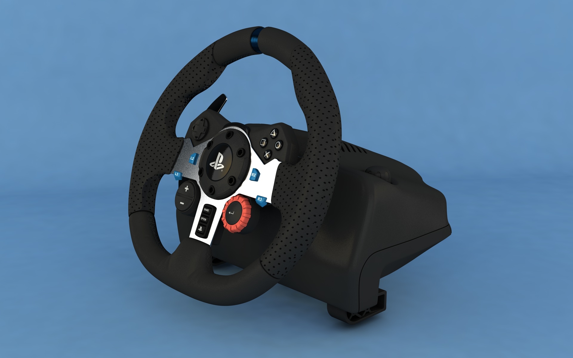 Logitech g29 steering wheel 3D TurboSquid 1218219