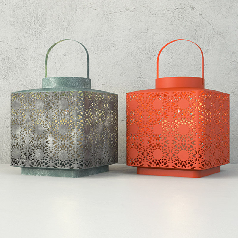 Lanterns zara home 3D model TurboSquid 1218260