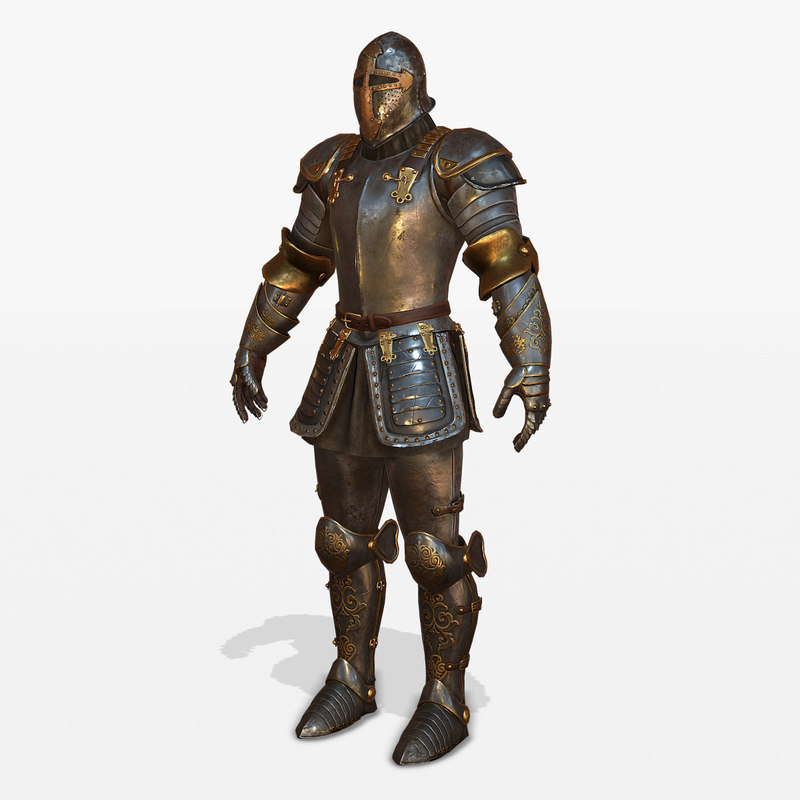Medieval armor body 3D model - TurboSquid 1218567