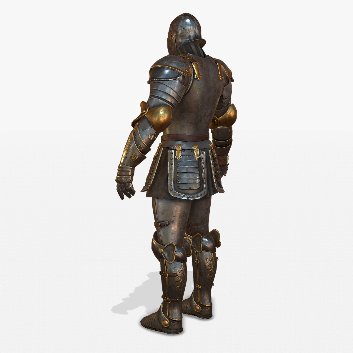 Medieval armor body 3D model - TurboSquid 1218567