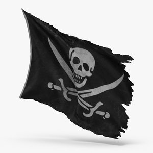 pirate-flag-01---v3 3D model