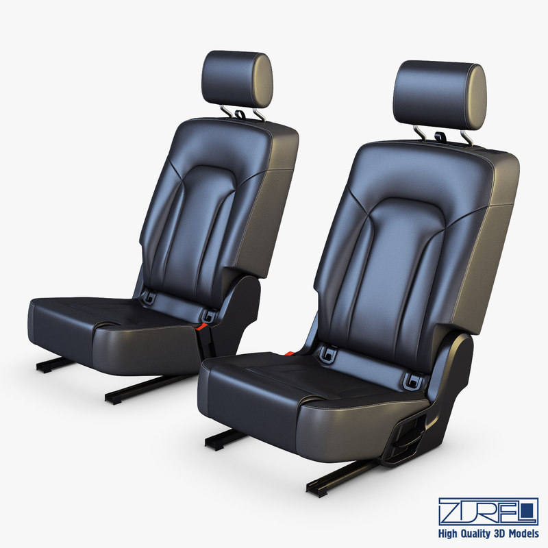 Car Seat Rear 3d Model Turbosquid 1218608