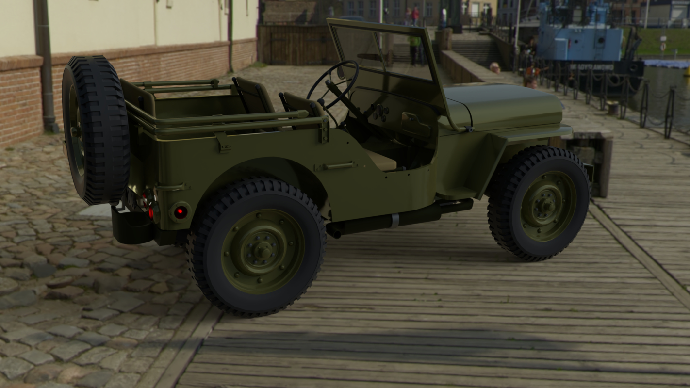3d model willy s jeep