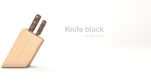 knife block model