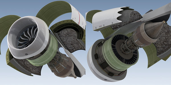 3D Cfm Leap-1b Jet Engine - TurboSquid 1218832