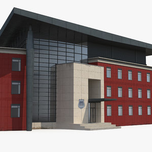 alexandria police headquarters building 3D