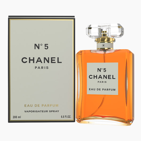 Chanel 5 eau parfum 3D - TurboSquid 1218868