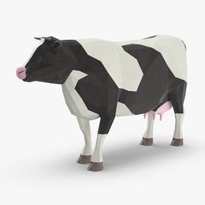 3D cow---standing