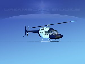 3D rotor bell 206 model