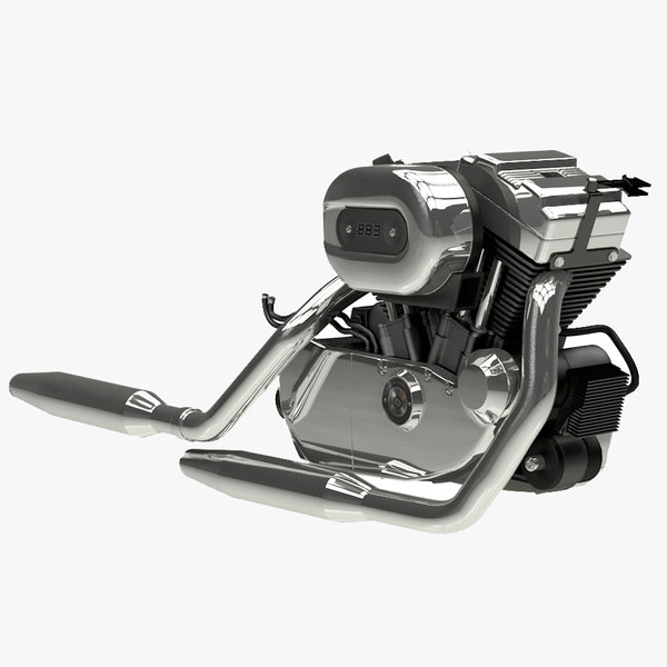 Harleydavidson evo engine model TurboSquid 1218955