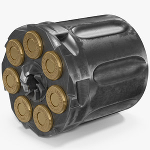 3D model drum revolver