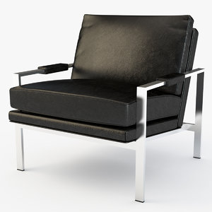 milo leather chair 3D model
