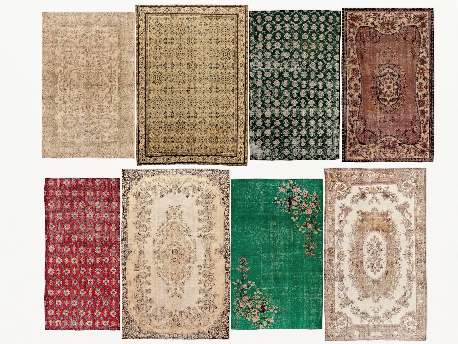 Old carpets rugs 3D TurboSquid 1219234