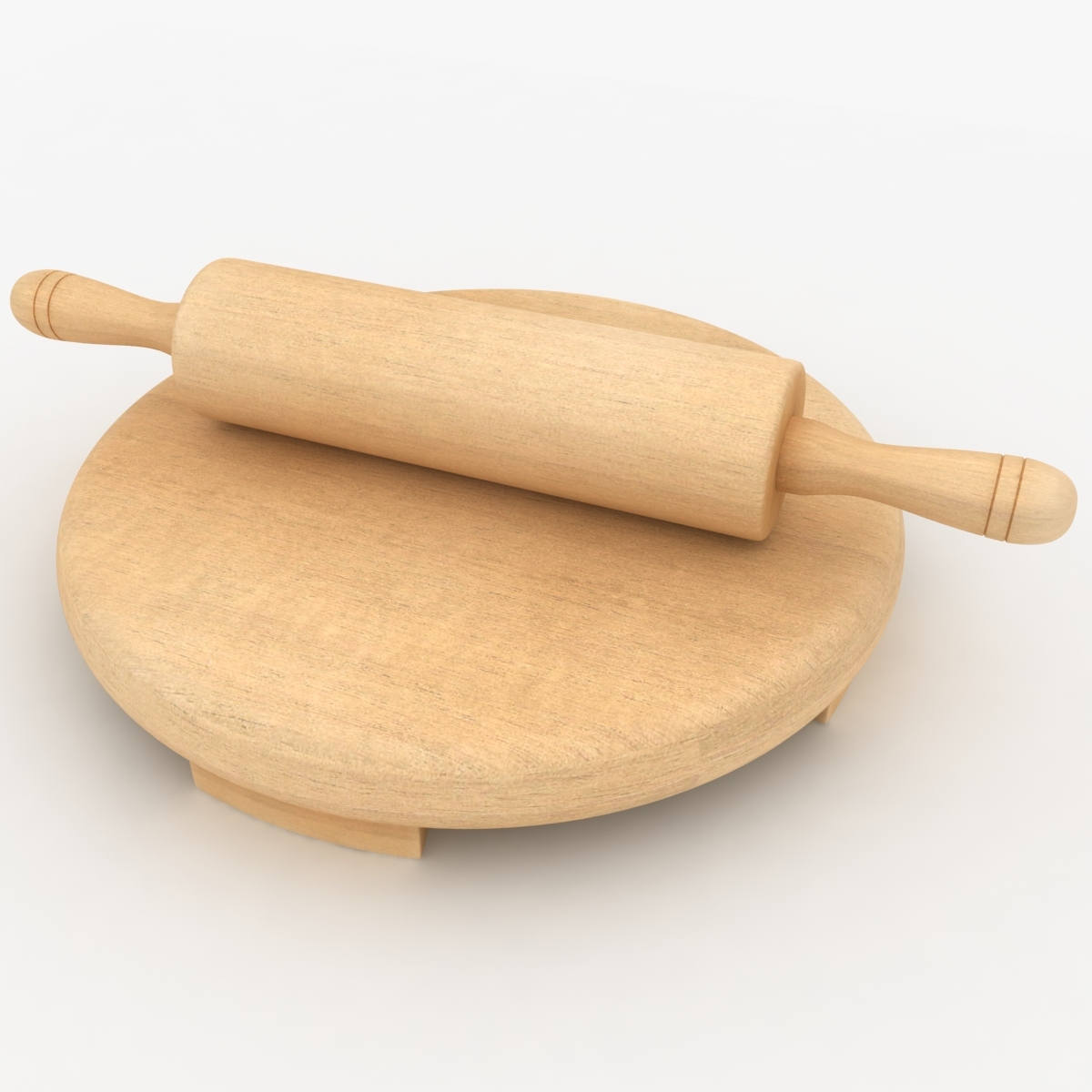 Rolling pin board 3D TurboSquid 1219311