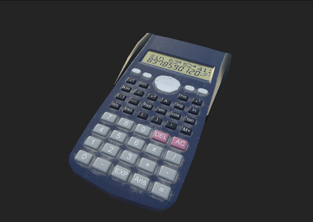 3D calculator TurboSquid 1219363