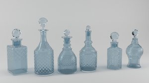 3D persian perfume bottles model