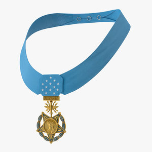 medal honor airforce worn 3D model