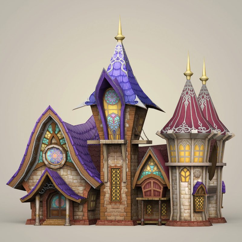 Ready fantasy ihousei games 3D model TurboSquid 1219698