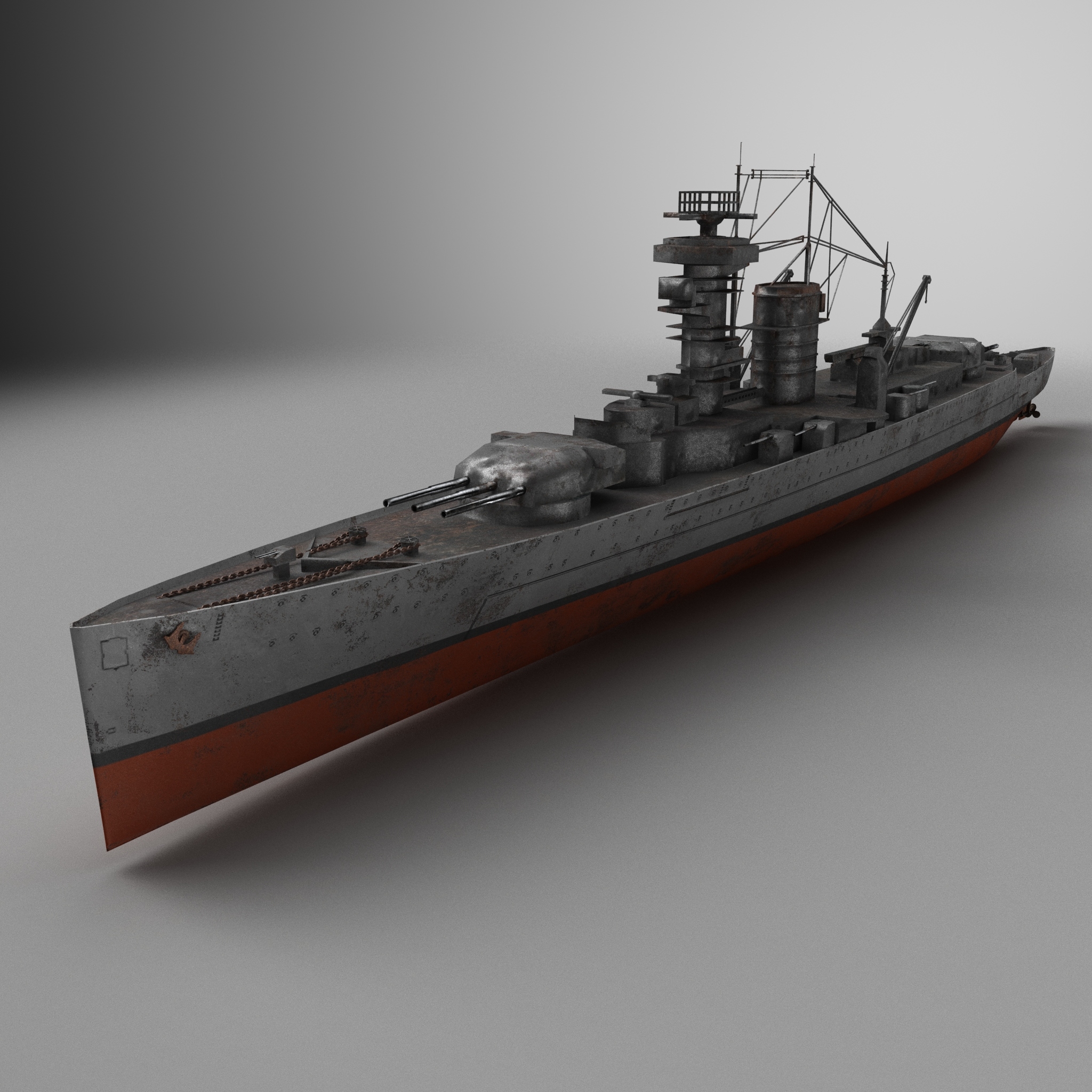 Pbr admiral graf spee model - TurboSquid 1219745