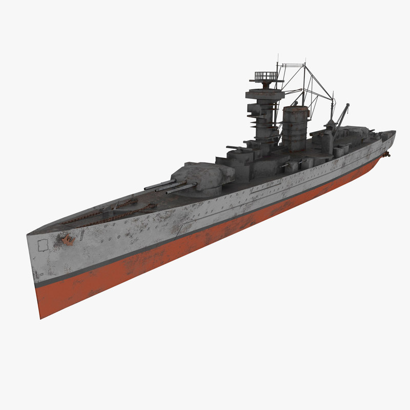 Pbr admiral graf spee model - TurboSquid 1219745