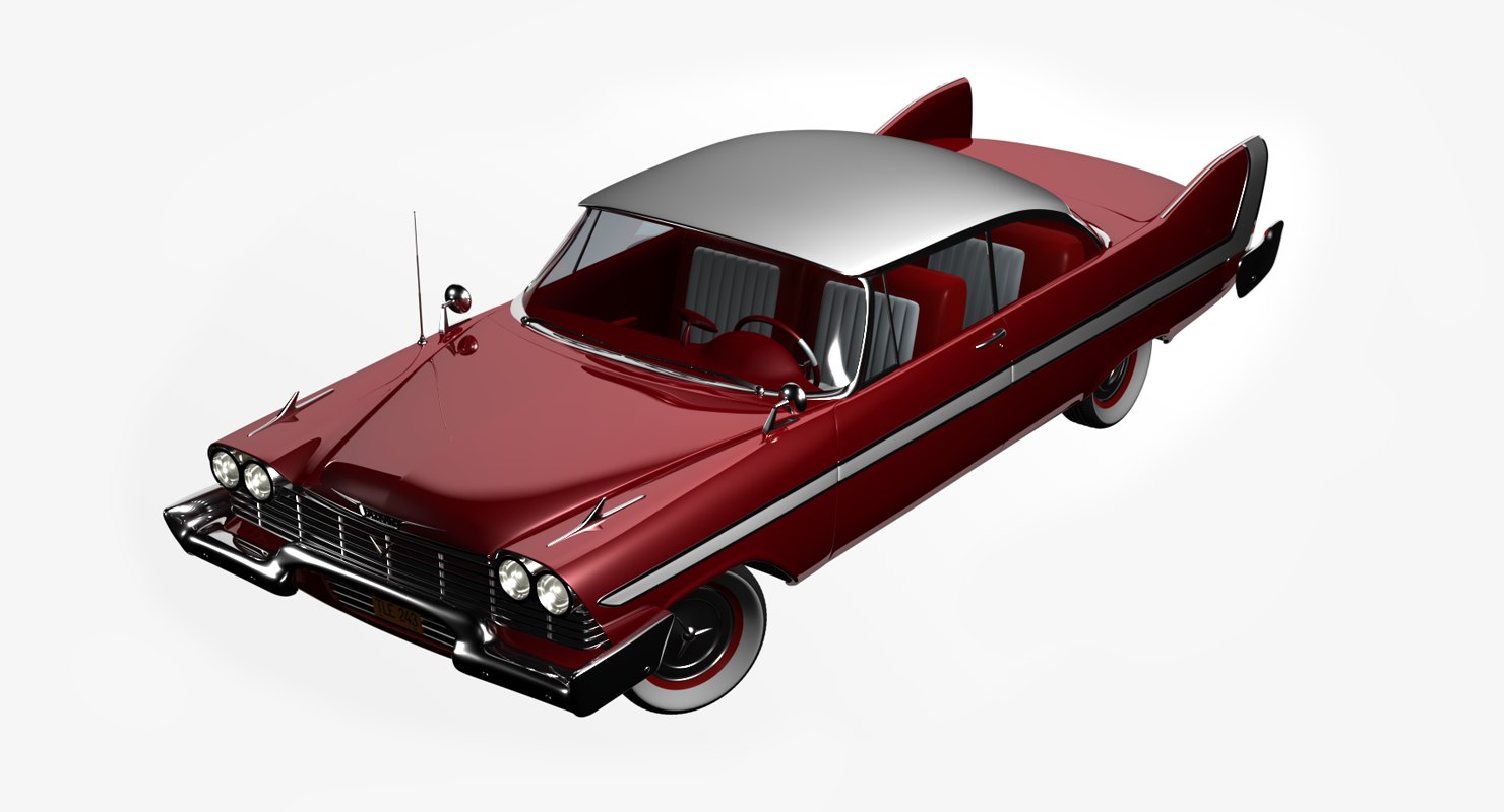 1958 plymouth fury drawing