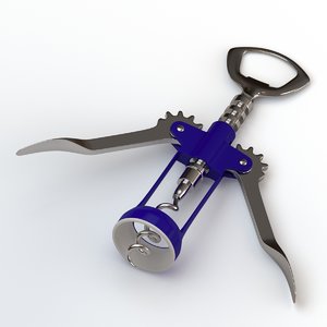 3D corkscrew rigged animation