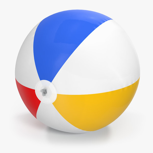 3D beach ball model