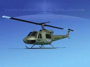 military bell uh-1b iroquois model