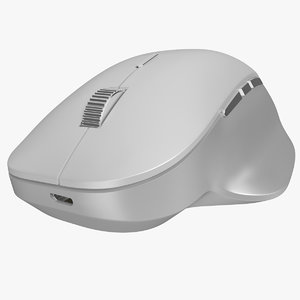 realistic microsoft precision mouse 3D model