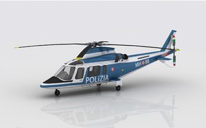 aw 109 polizia 3D model