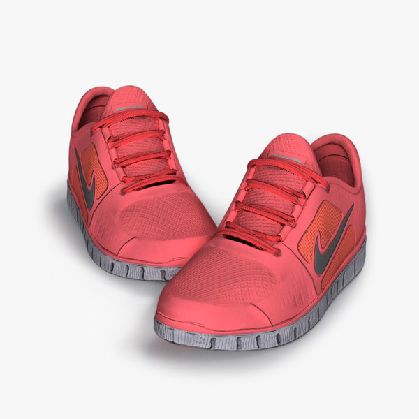 3D model running shoes