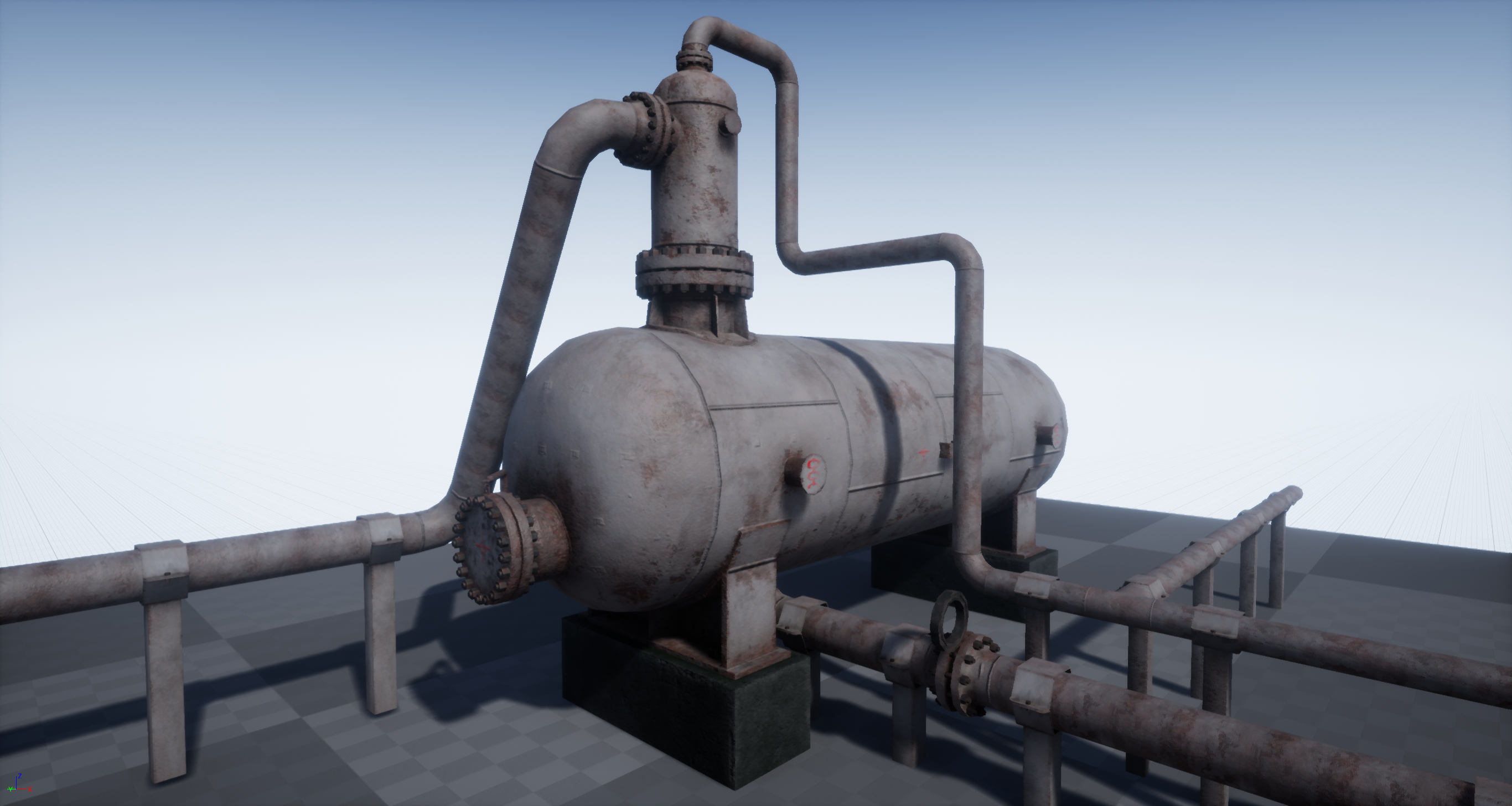 Pbr industrial separator 3D model - TurboSquid 1220633