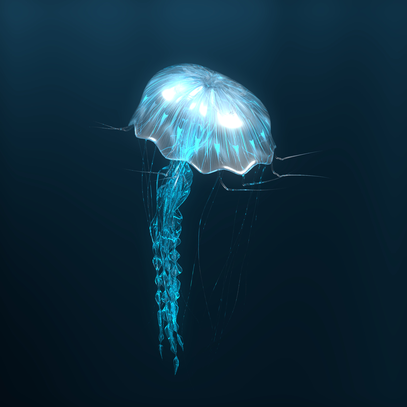 Jellyfish animations model - TurboSquid 1220709