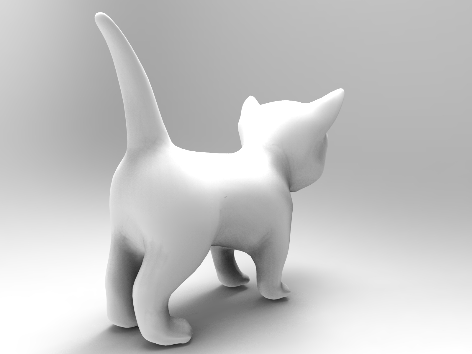 Cute Cat 3D Model - Turbosquid 1220859
