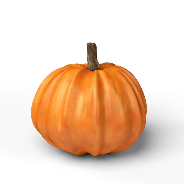 3d model pumpkin
