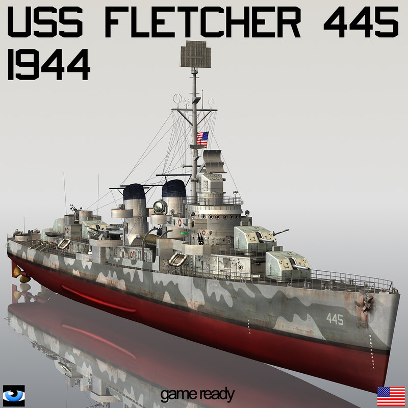 Uss Fletcher Model