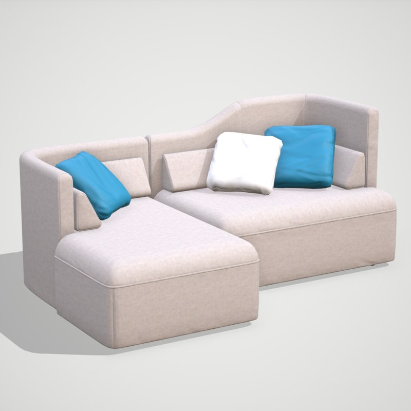 3D model couch sofa TurboSquid 1220983