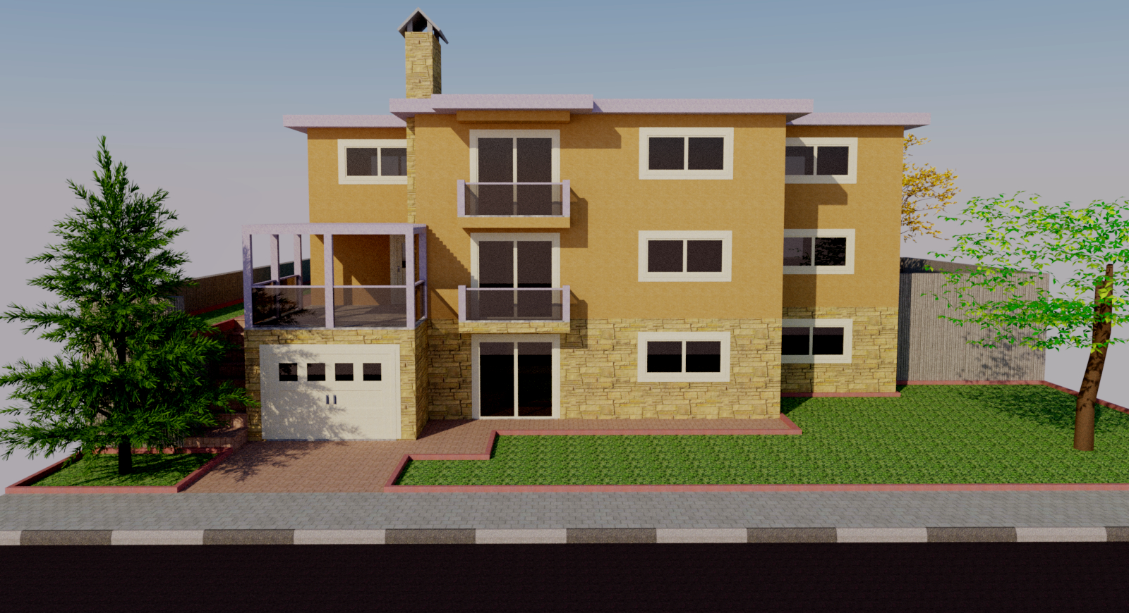 Haus Modell 3d Modell Turbosquid 1221016