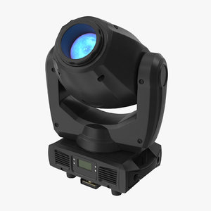 3D colored spot stage light model