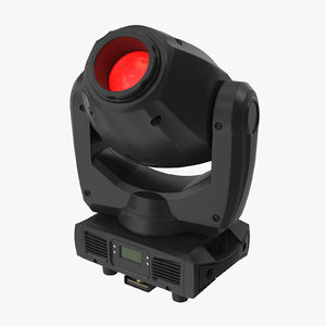colored spot stage light 3D model