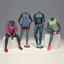 3D woman mannequin nike pack 3