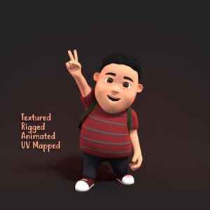 free kid blender 3d animation