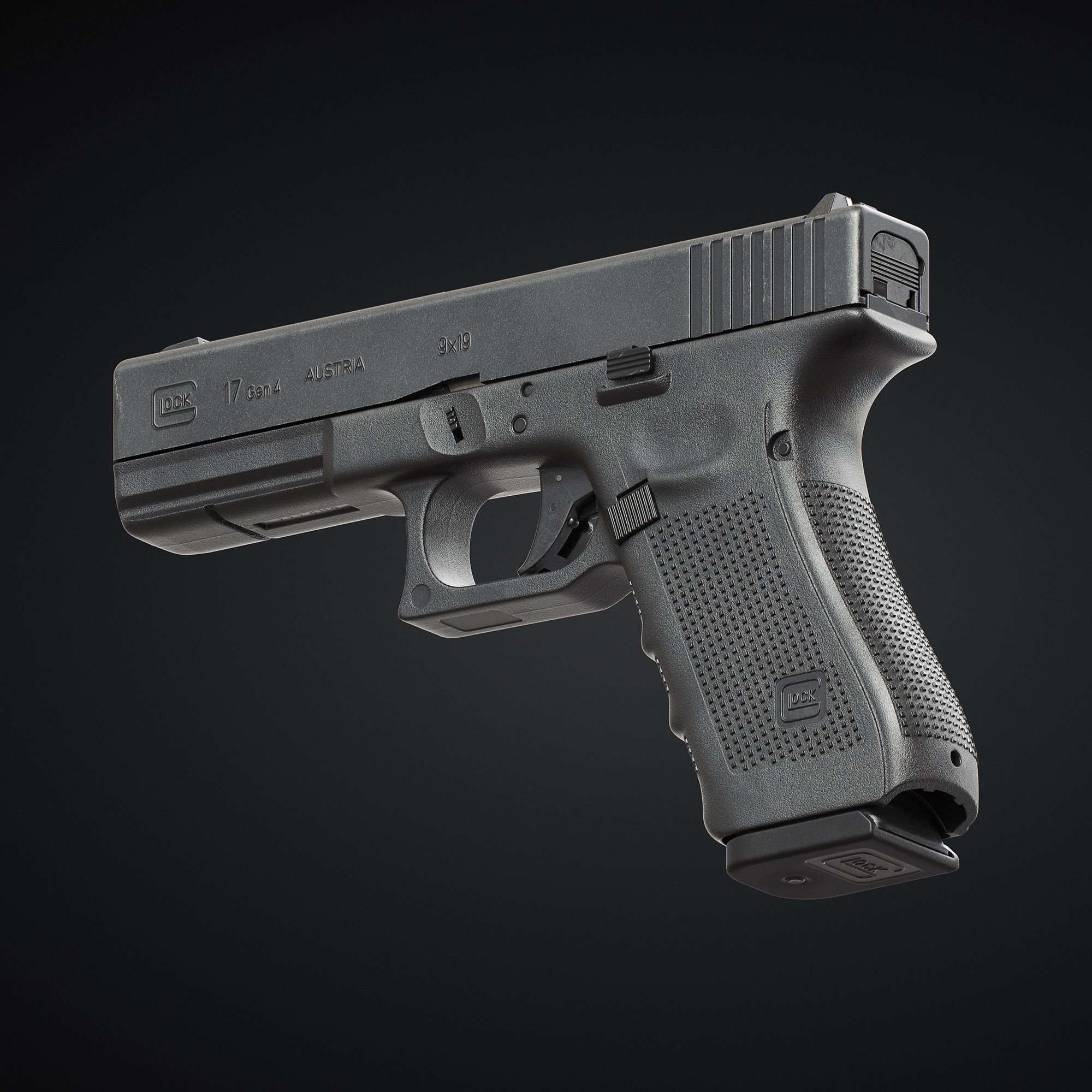 3D glock 17 gen 4 - TurboSquid 1221426