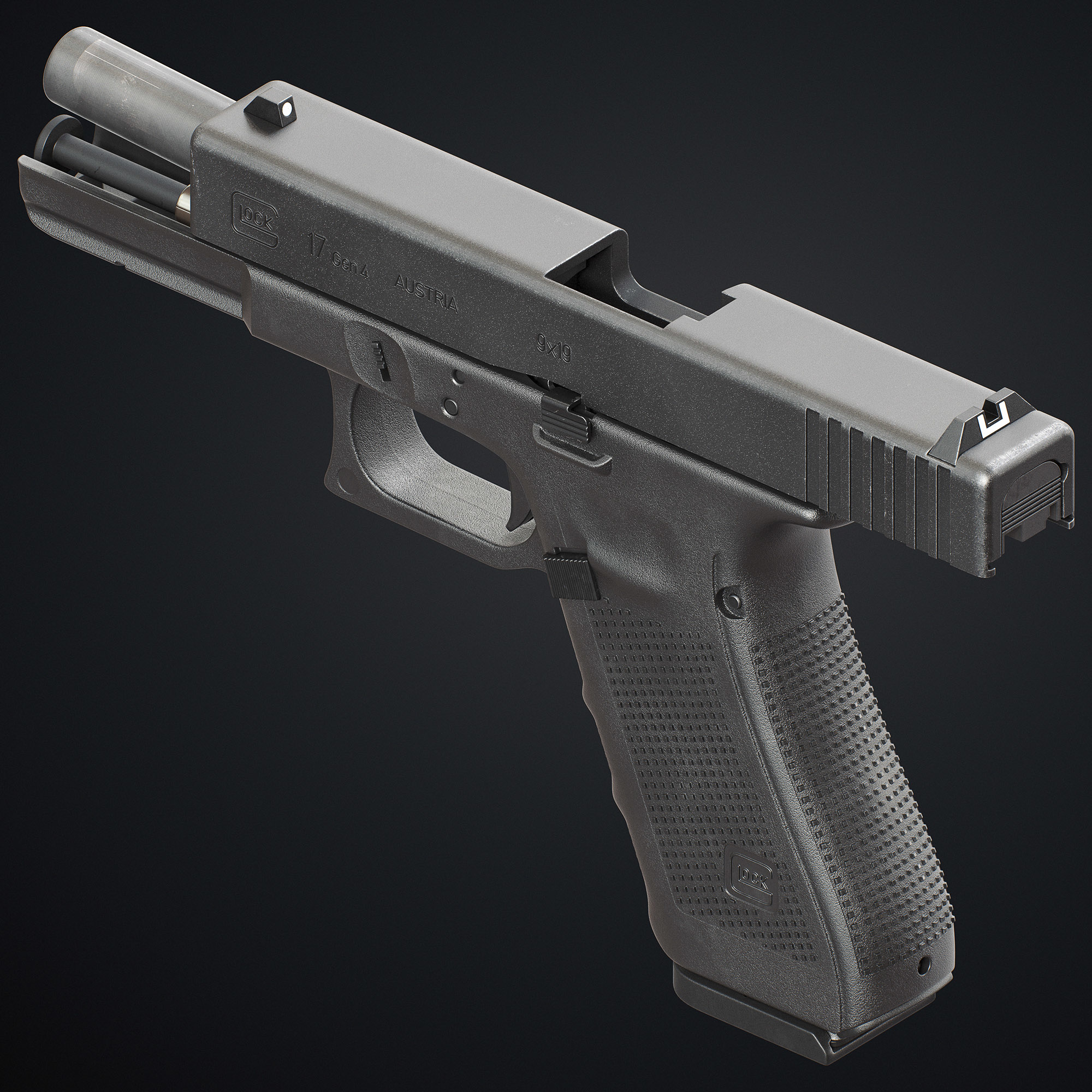 3D glock 17 gen 4 - TurboSquid 1221426