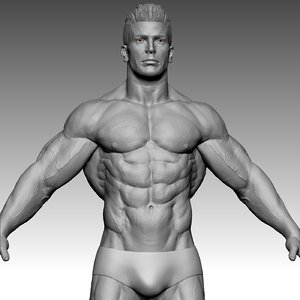 fitness bodybuilder super hero model