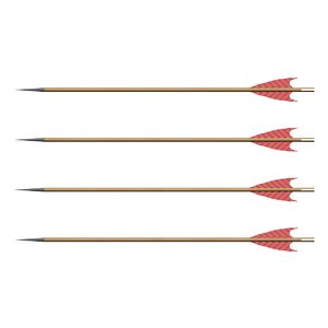 3D archery arrows