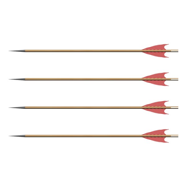 3D archery arrows