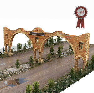 3D model entrance