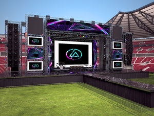 stage live stadium model